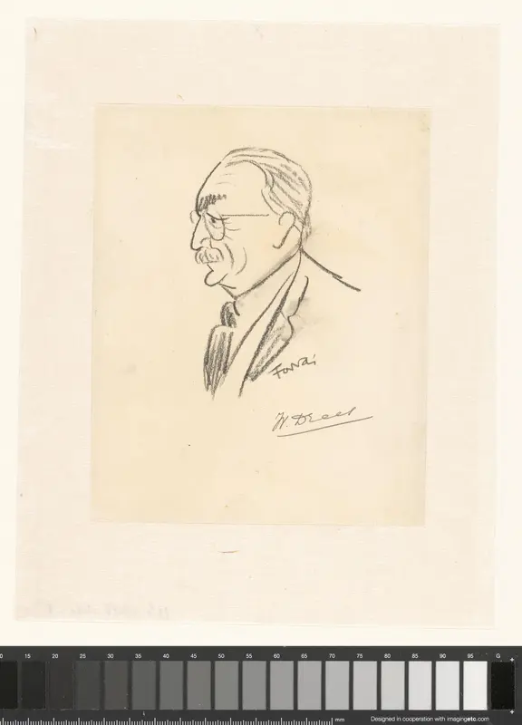 Portret van Willem Drees Wall Art by Unknown - High-Resolution Digital Print