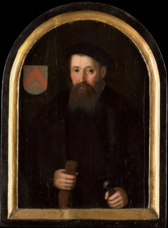 Portret van Willem Fransz. van Schoterbosch (ca. 1510-?) Wall Art by Unknown - High-Resolution Digital Print