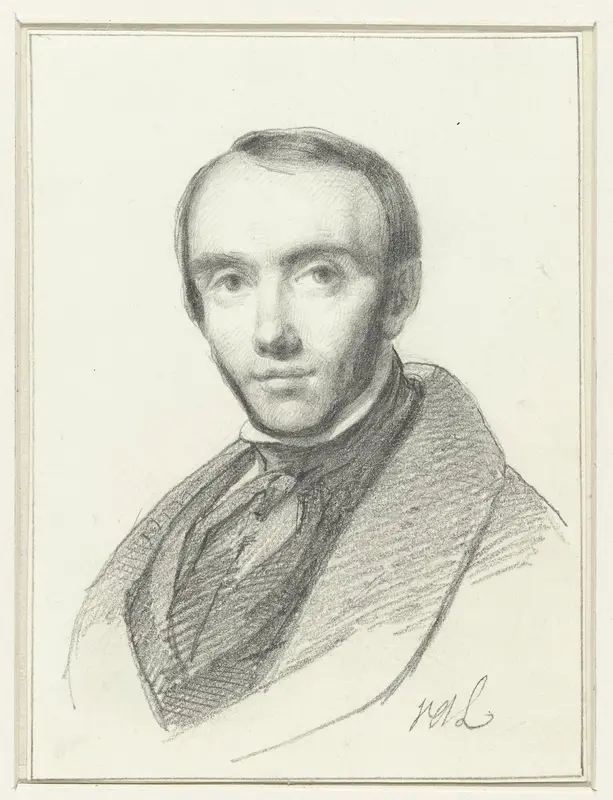 Portret van Willem Hendrik Schmidt Wall Art by Unknown - High-Resolution Digital Print