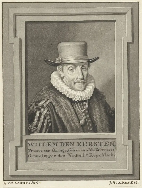 Portret van Willem I, prins van Oranje-Nassau Wall Art by Unknown - High-Resolution Digital Print
