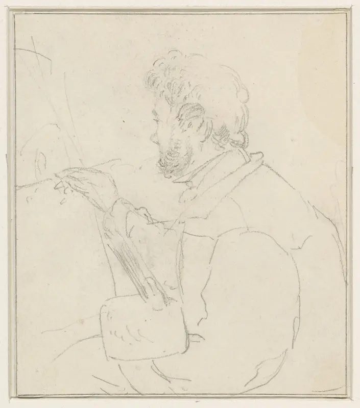 Portret van Willem Pieter Hoevenaar Wall Art by Gijsbertus Craeyvanger - High-Resolution Digital Print