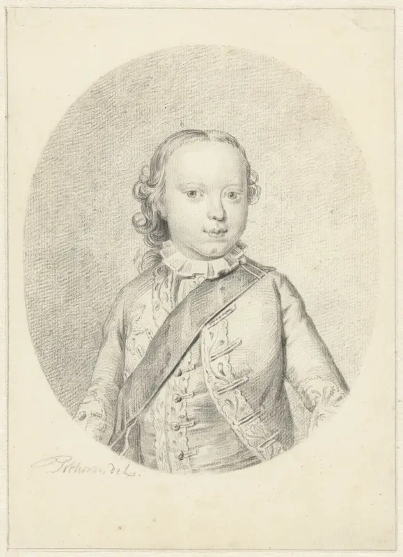 Portret van Willem V Wall Art by Hendrik Pothoven - High-Resolution Digital Print