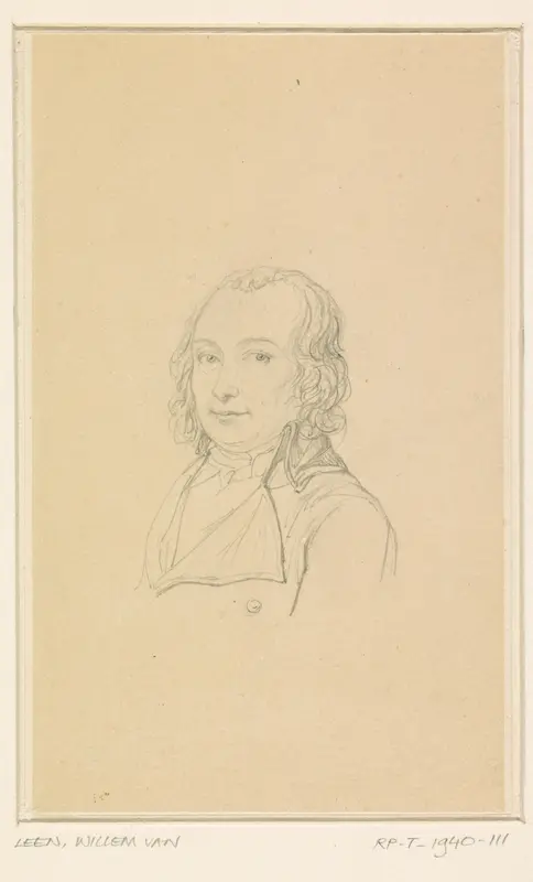 Portret van Willem van Leen Wall Art by Unknown - High-Resolution Digital Print