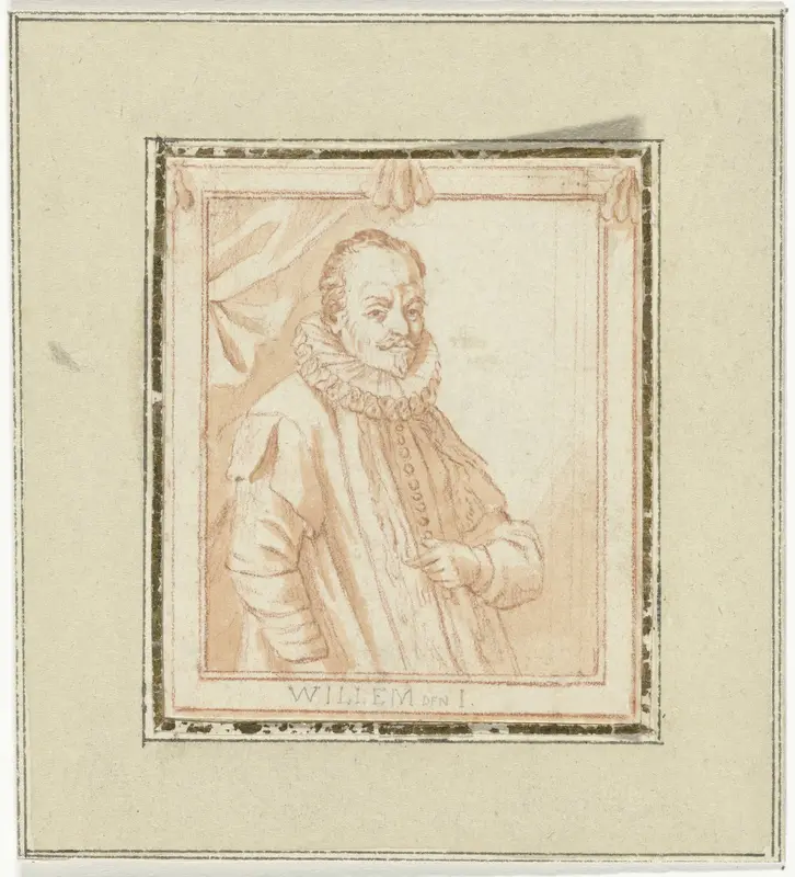Portret van Willem van Oranje Wall Art by anonymous - High-Resolution Digital Print