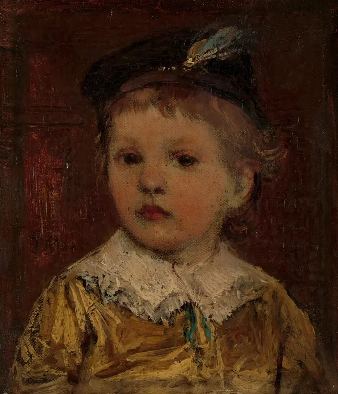 'Portret van Willem', vermoedelijk Willem Matthijs Maris Jbzn, zoon van Jacob Maris Wall Art by Unknown - High-Resolution Digital Print