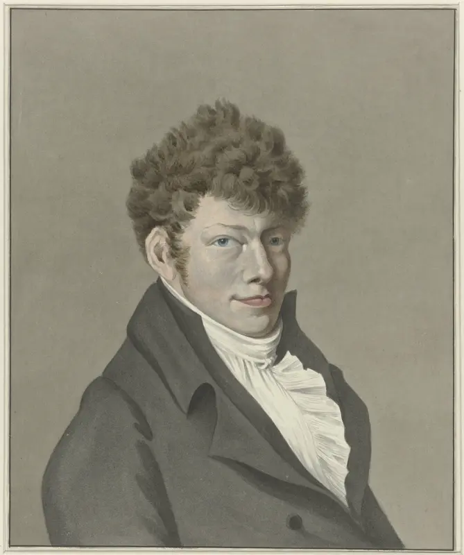 Portret van Wouter Johannes van Troostwijk Wall Art by Jean Bernard - High-Resolution Digital Print