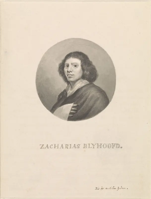 Portret van Zacharias Blijhooft Wall Art by Christiaan Kramm - High-Resolution Digital Print
