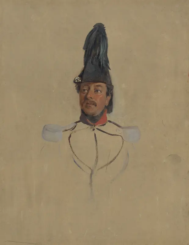 Portretstudie van kapitein T.S. Nabal Wall Art by Unknown - High-Resolution Digital Print