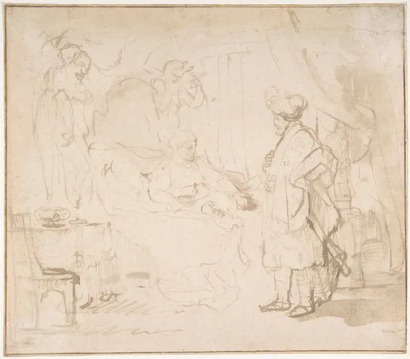 Potiphar's Wife Accusing Joseph Before her Husband