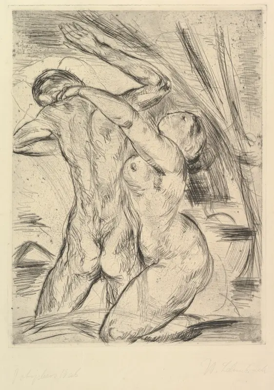 Potiphar's Wife (Potiphars Weib) Wall Art by Wilhelm Lehmbruck - High-Resolution Digital Print