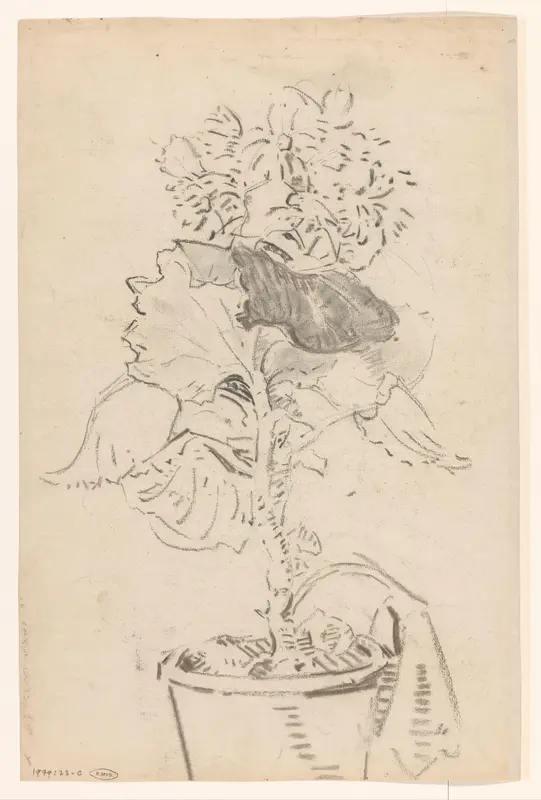 Potplant Wall Art by Wilhelmus Johannes Steenhoff - High-Resolution Digital Print