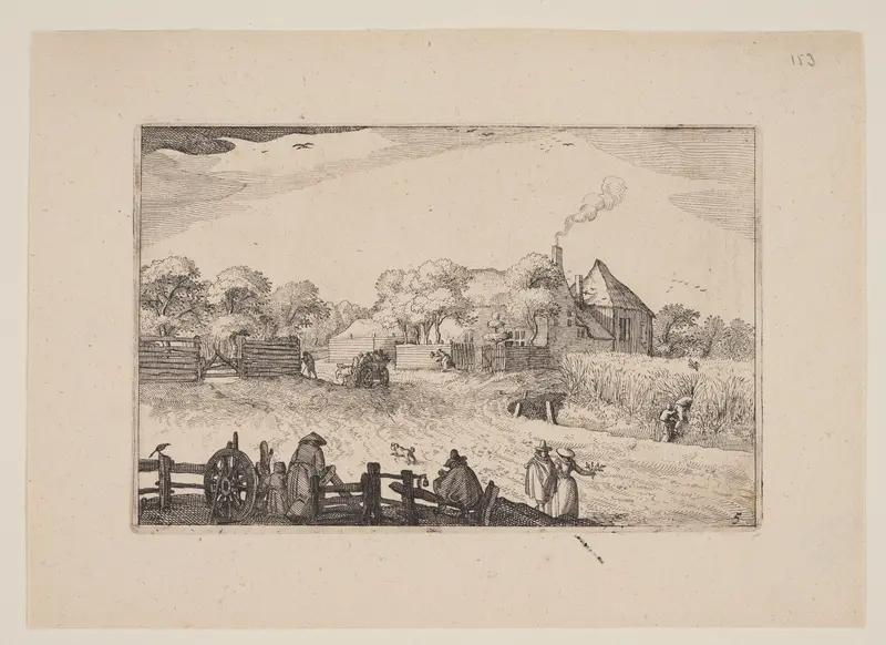Pot’s Inn, from Views in the Surroundings of Haarlem (Plaisante Plaetsen)