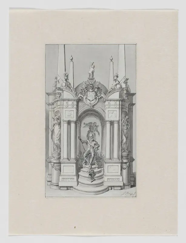 Praalgraf van Willem I, prins van Oranje-Nassau Wall Art by Jacobus Buys - High-Resolution Digital Print