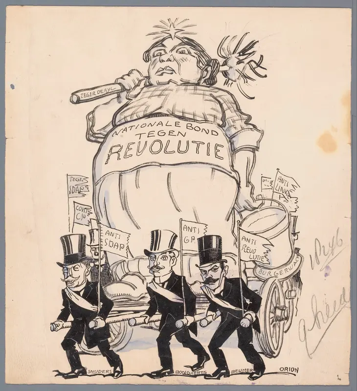 Praalwagen van de Nationale Bond tegen Revolutie Wall Art by Unknown - High-Resolution Digital Print