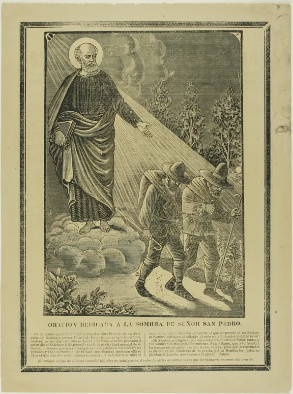 Prayer Dedicated to the Shadow of Saint Peter Wall Art by José Guadalupe Posada - High-Resolution Digital Print