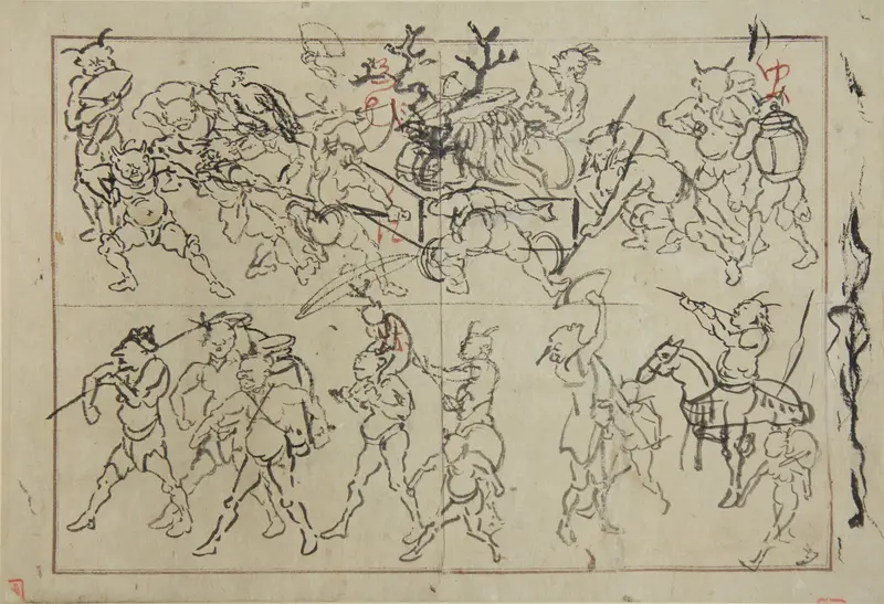 Preliminary Drawings of Demons