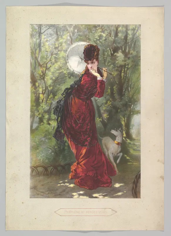 Première au Rendez-vous Wall Art by Anonymous, French, 19th century - High-Resolution Digital Print