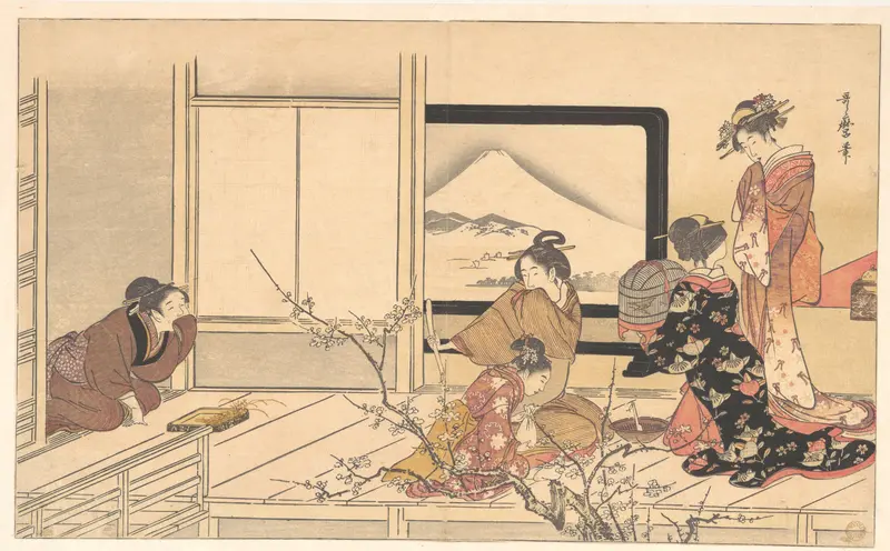 “Preparing Food for the Warbler,” from the album Men’s Stamping Dance (Otoko dōka, uguisu no esa suri)