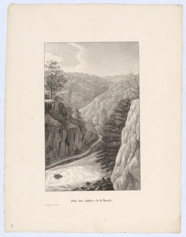 Près des chûtes de la Passaïc Wall Art by Charlotte Bonaparte - High-Resolution Digital Print