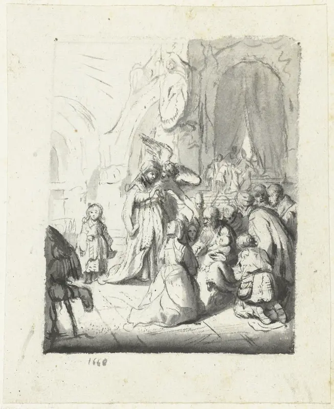 Presentatie in de tempel Wall Art by Unknown - High-Resolution Digital Print