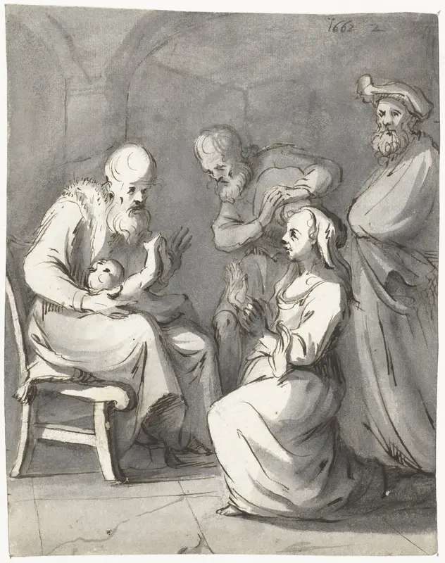 Presentatie in de tempel Wall Art by Moses ter Borch - High-Resolution Digital Print