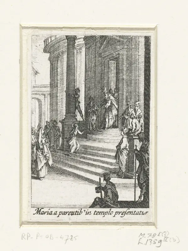 Presentatie van Maria in de tempel Wall Art by Israël Henriet - High-Resolution Digital Print