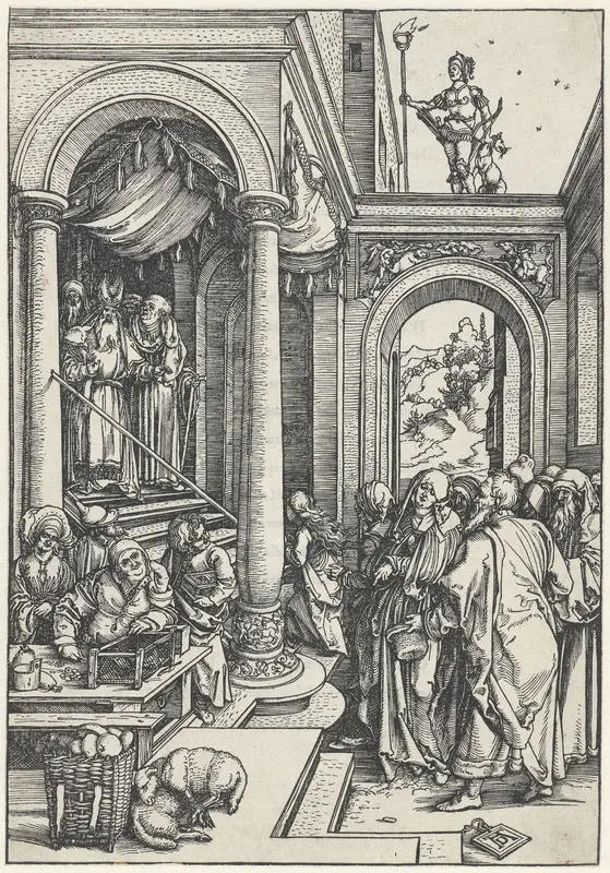 Presentatie van Maria in de tempel Wall Art by Unknown - High-Resolution Digital Print