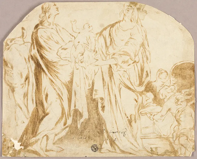 Presentation in the Temple Wall Art by Circle of Anthonie van Dyck - High-Resolution Digital Print