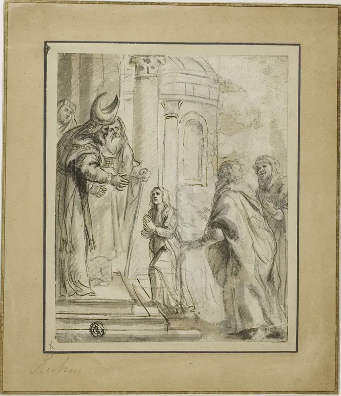 Presentation of the Virgin Wall Art by School of  Peter Paul Rubens - High-Resolution Digital Print