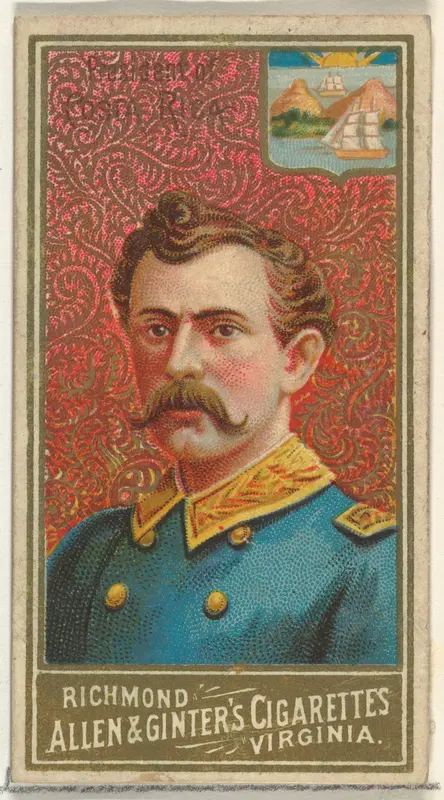 President of Costa Rica, from World's Sovereigns series (N34) for Allen & Ginter Cigarettes Wall Art by Allen & Ginter - High-Resolution Digital Print