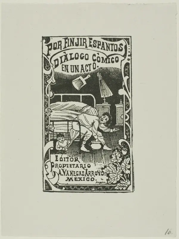Pretending to be Ghosts Wall Art by José Guadalupe Posada - High-Resolution Digital Print