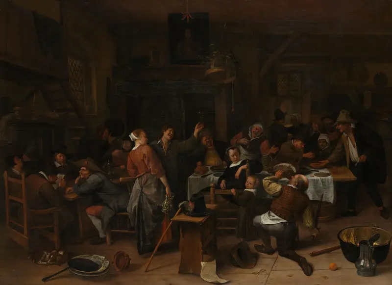 Prince’s Day Wall Art by Jan Havicksz. Steen - High-Resolution Digital Print