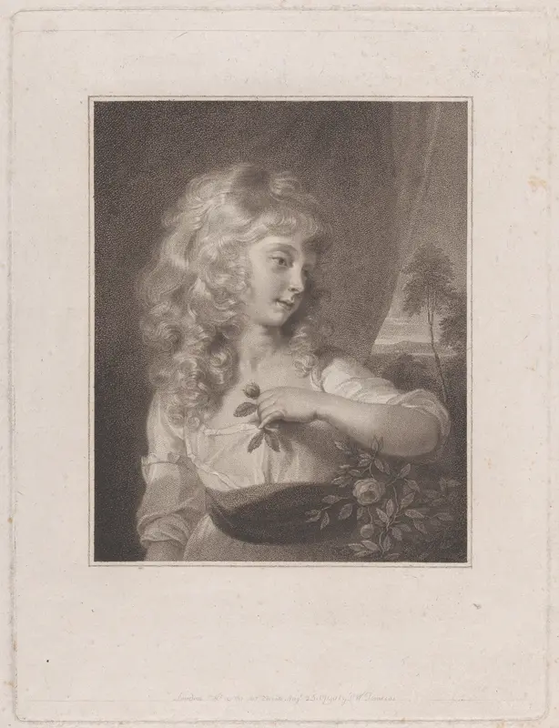 Princess Amelia Wall Art by Francesco Bartolozzi - High-Resolution Digital Print