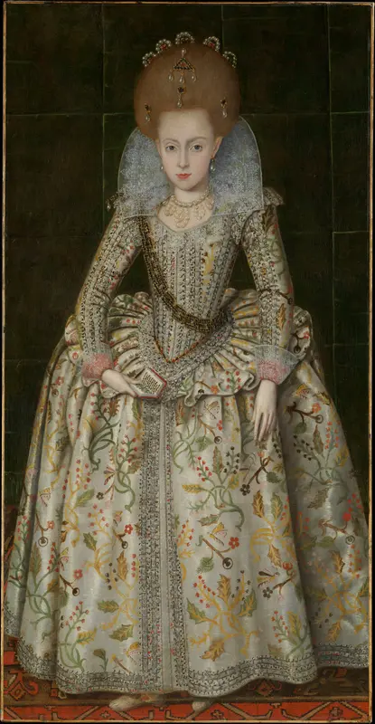 Princess Elizabeth (1596–1662), Later Queen of Bohemia Wall Art by Robert Peake the Elder - High-Resolution Digital Print