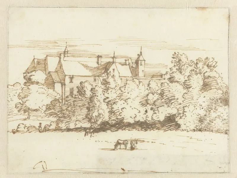 Priorij van Chapelle-lez-Herlaimont Wall Art by Constantijn Huygens (II) - High-Resolution Digital Print