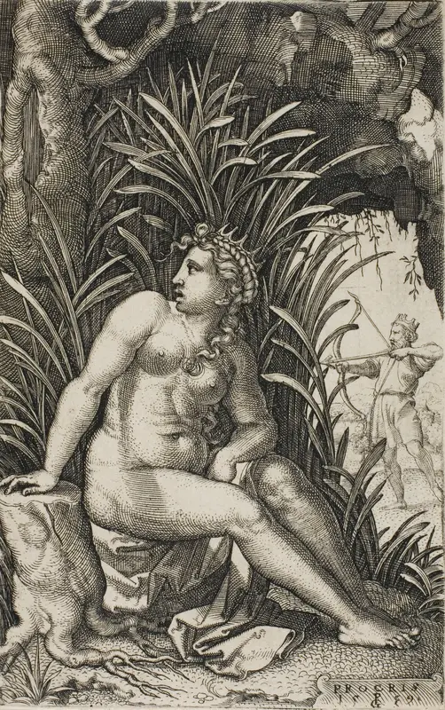 Procris, from Greek Heroines Wall Art by Georg Pencz - High-Resolution Digital Print