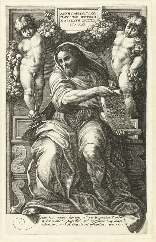 Profeet Jesaja Wall Art by Hendrick Goltzius - High-Resolution Digital Print