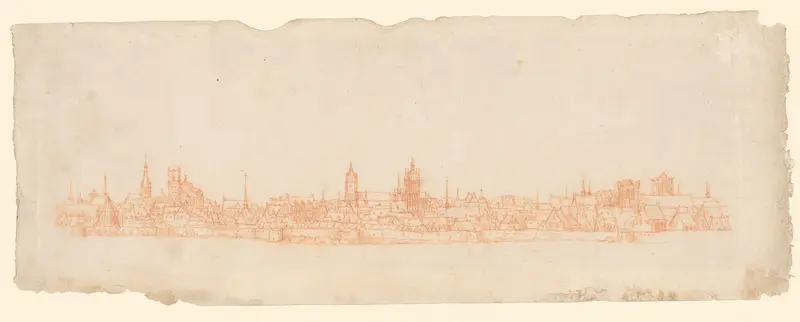 Profiel van de stad Ieper Wall Art by Adam Frans van der Meulen - High-Resolution Digital Print