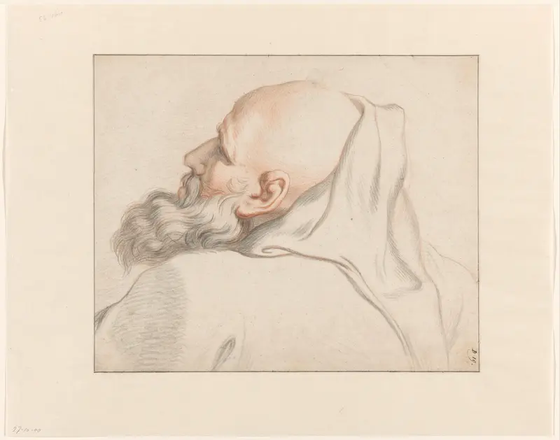 Profielkop van een monnik Wall Art by Pieter Christoffel Wonder - High-Resolution Digital Print