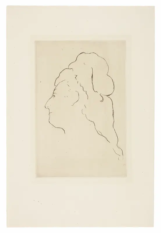 Profile of Eva Gonzales, Turned to the Left