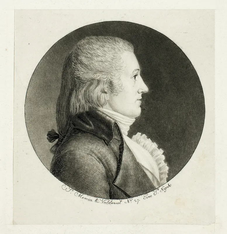 Profile Portrait, Blake Wall Art by Charles Balthazar Julien Fevret de Saint-Mémin - High-Resolution Digital Print