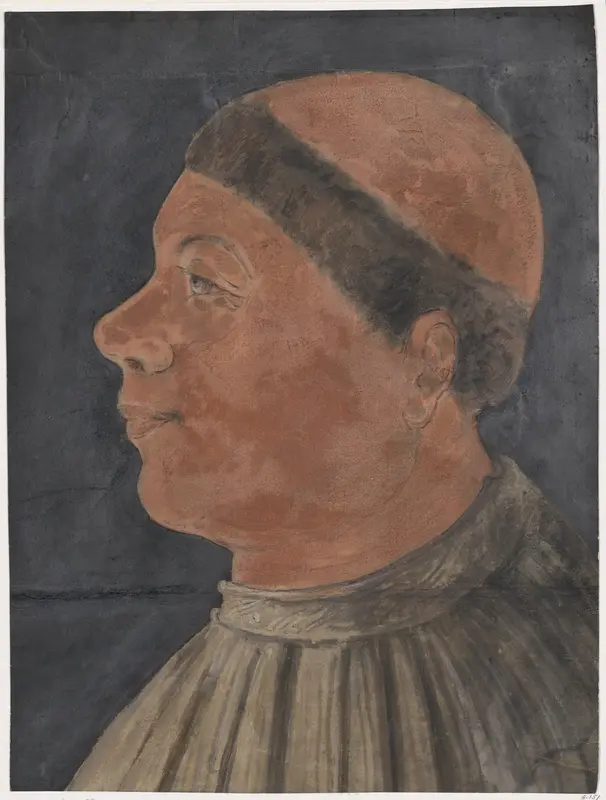 Profile Portrait of Bishop Antonius Campanus of Agram (Zagreb) Wall Art by French - High-Resolution Digital Print