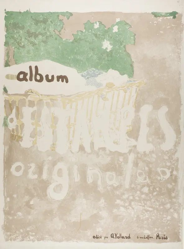 Project for a Cover of a Printed Portfolio by Édouard Jean Vuillard - High-Resolution Digital Print