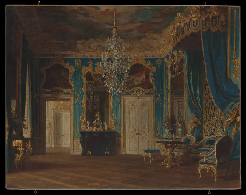 Project for a Room for King Ludwig II (1854–1886) of Bavaria Wall Art by Gyula Benczúr - High-Resolution Digital Print