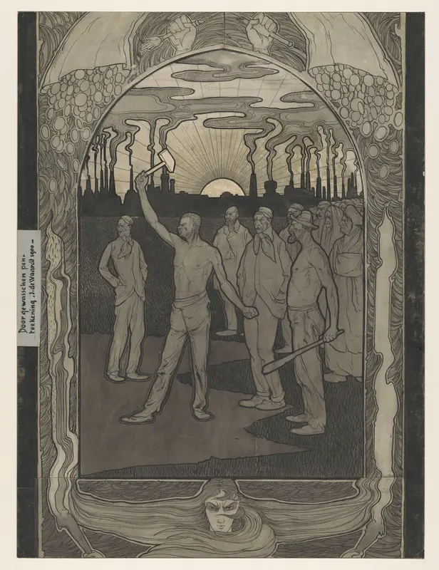 Proletariërs aller landen verenigt U Wall Art by Jan de Waardt - High-Resolution Digital Print