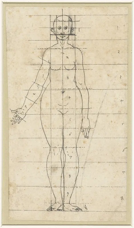 Proportiefiguur Wall Art by Unknown - High-Resolution Digital Print
