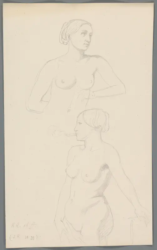 Proportiestudies van een vrouw Wall Art by Unknown - High-Resolution Digital Print