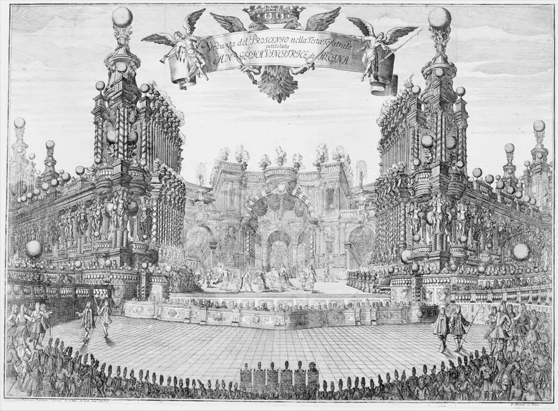 Proscenium for Angelica, Vincitrice di Alcina Wall Art by Franz Ambros Dietel - High-Resolution Digital Print