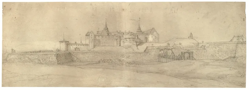 Prospekt af Akershus fæstning ved Oslo Wall Art by Jacob Koninck II - High-Resolution Digital Print