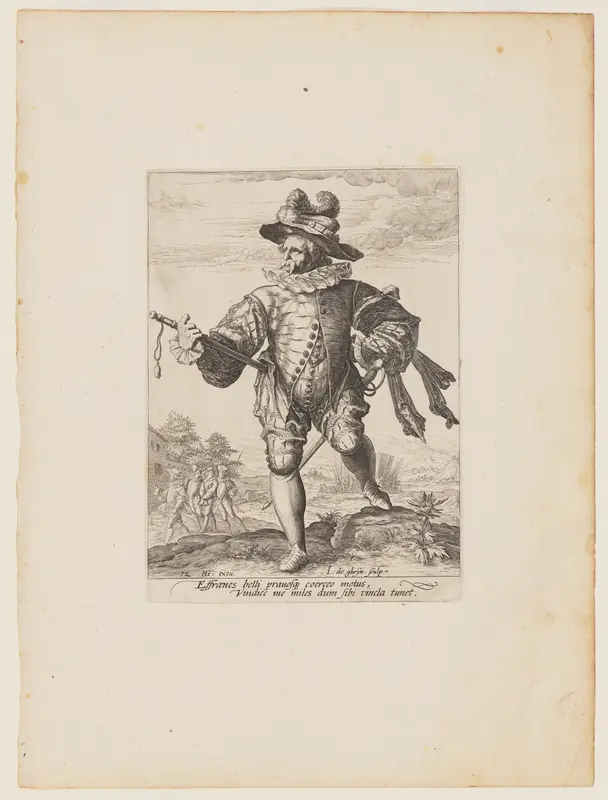 Provost, from Officers and Soldiers of the Bodyguard of Emperor Rudolph II Wall Art by Jacob de Gheyn, II - High-Resolution Digital Print